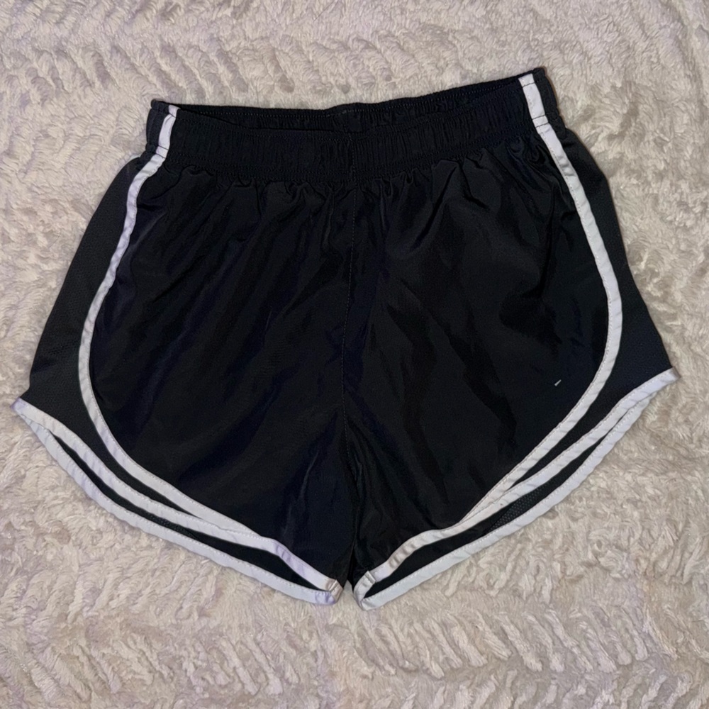 Nike DARK GRAY Women's Athletic Shorts with White Trim